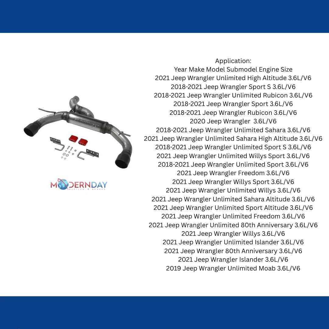 2021-2026 Ram Axle-Back Exhaust Flowmaster Stainless Steel